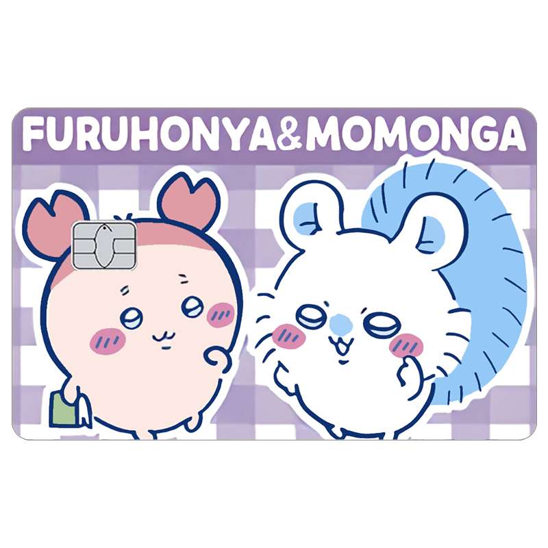 AliExpress Cartoon Kawaii Chiikawas Credit Card Skin Stickers Cute Matte Sticker for VISA JCB Mastercard and Other IC Card Decorative, view 5