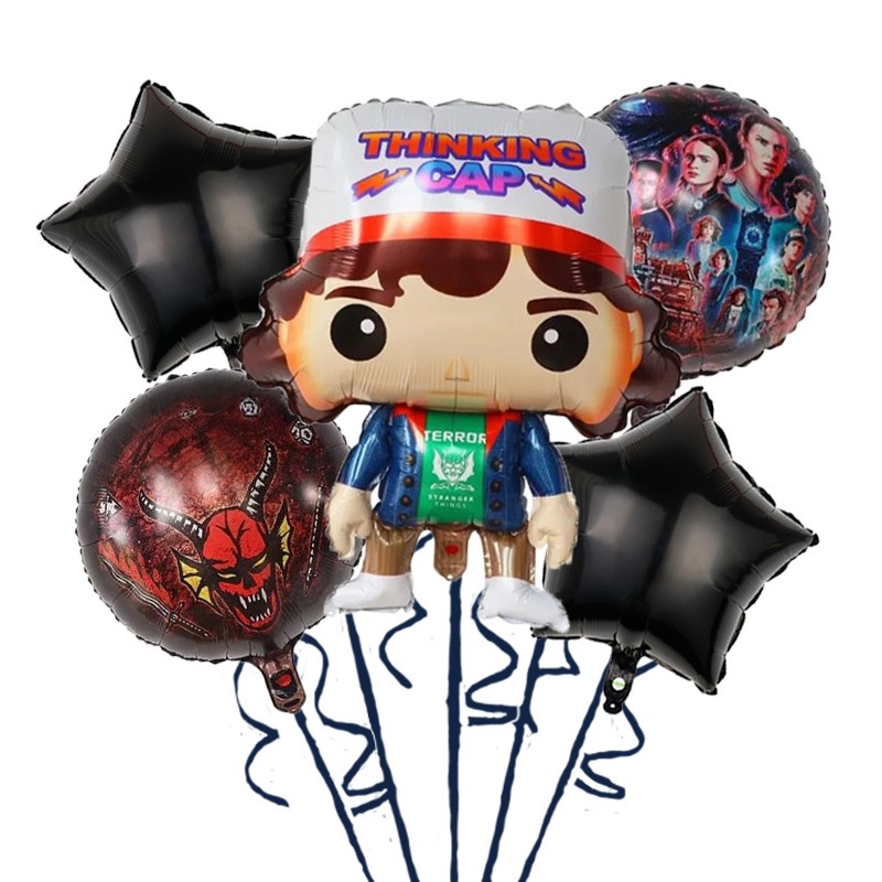 AliExpress Cartoon Strange Story Foil Balloons Carnivorous Flower Festival Decoration Latex Birthday Party Balloon Christmas Supplies, view 3