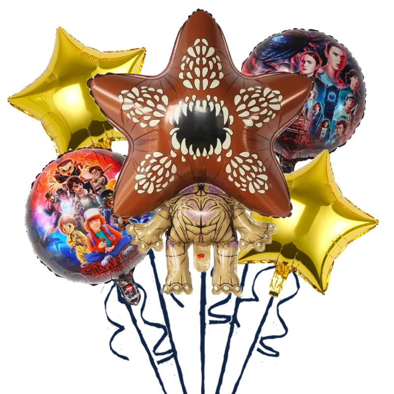 AliExpress Cartoon Strange Story Foil Balloons Carnivorous Flower Festival Decoration Latex Birthday Party Balloon Christmas Supplies, view 4