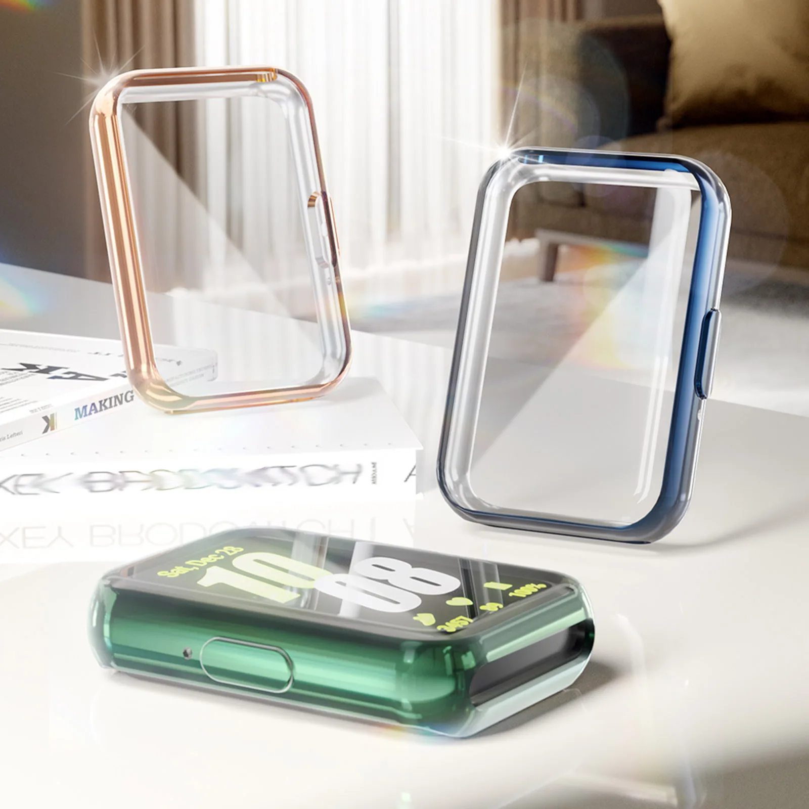 AliExpress Case For Samsung Galaxy Fit3 Screen Protector TPU Full Coverage Protective Cover For Samsung Galaxy Fit 3 Strap Accessories, view 5