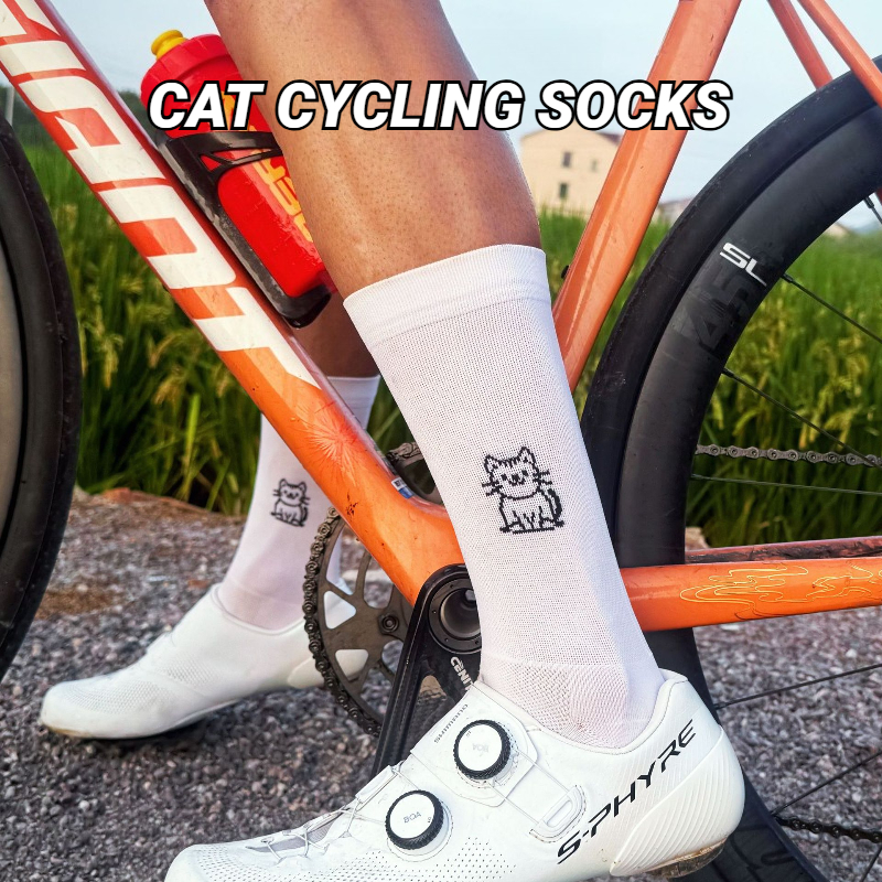 AliExpress Cat Pattern Breathable Cycling Socks
