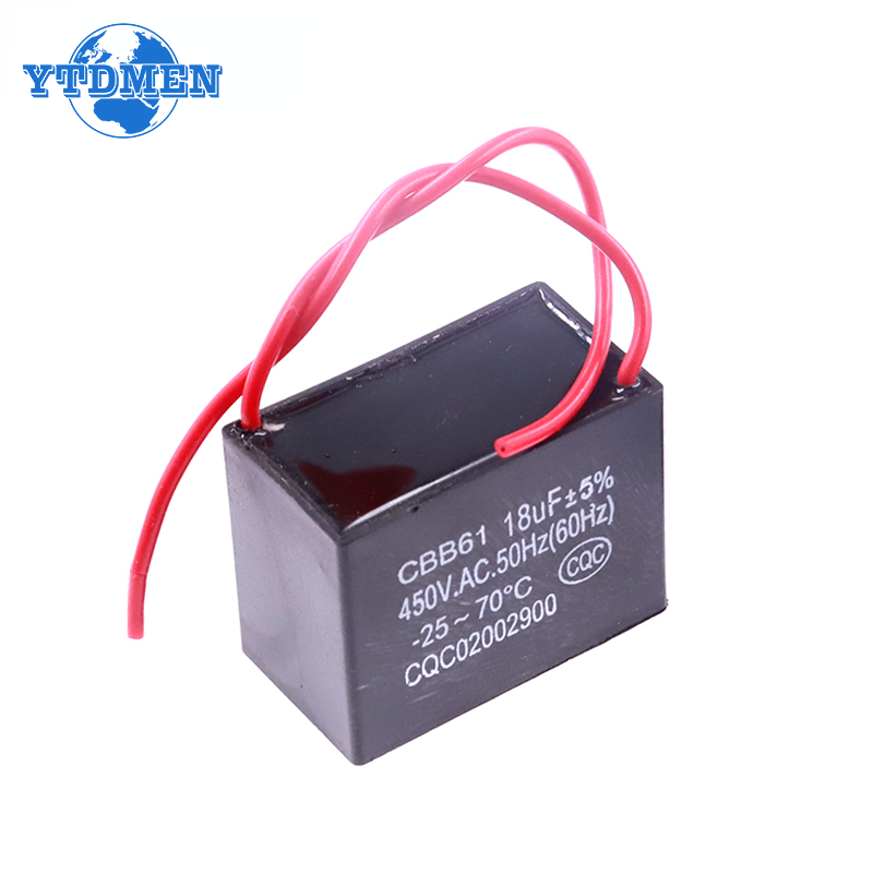 AliExpress CBB61 Capacitor 450vac Fan Starting Capacitor 450V Fan Capacitors 1UF/1.2UF/1.5UF/2UF/2.5UF/3UF/4UF/5UF/6UF/10UF, view 2