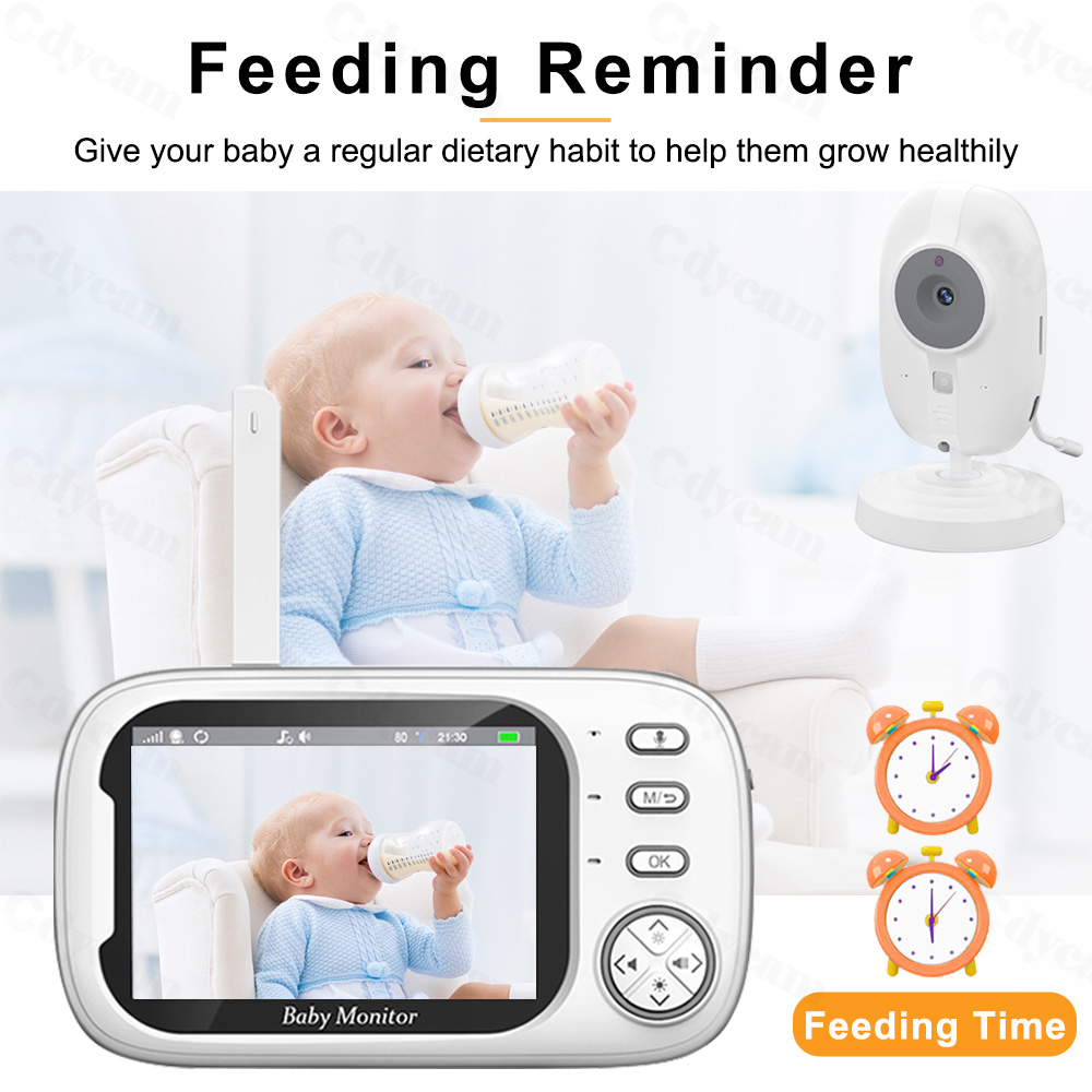 AliExpress Cdycam 3.5 in Wireless Video Baby Monitor, view 6