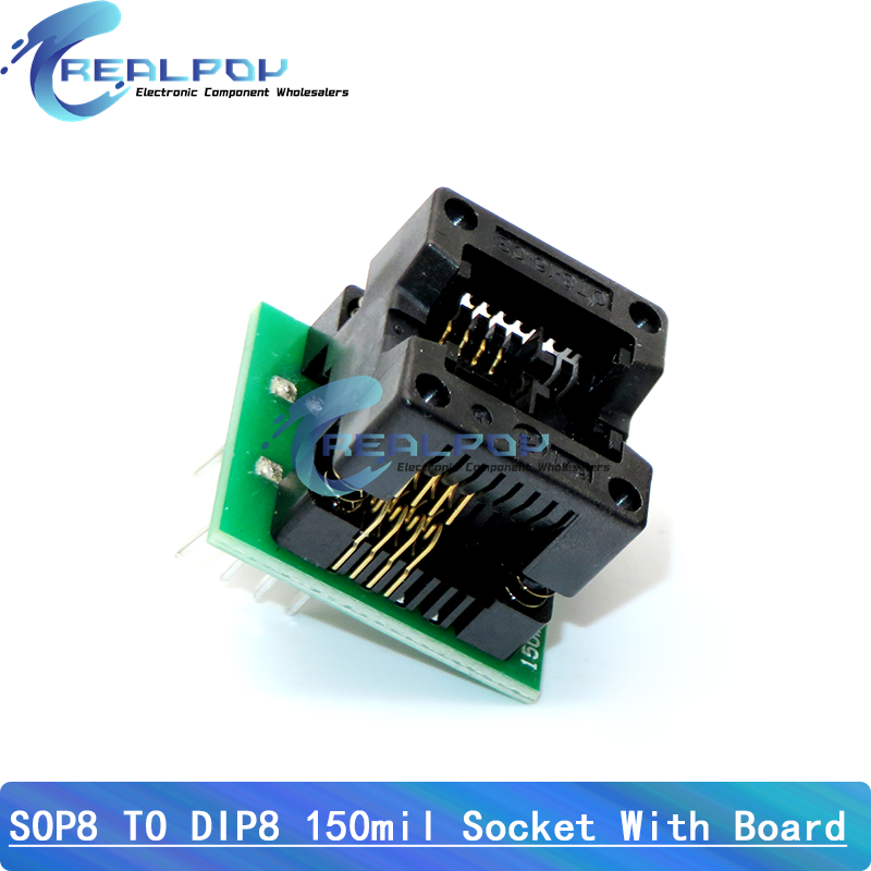 AliExpress CH341A Programmer Adapter + SOIC8 Adapter+ SOP8 Clip With Cable+1.8V Adapter CH341A EEPROM Flash BIOS USB Programmer ZIF Adapter, view 3