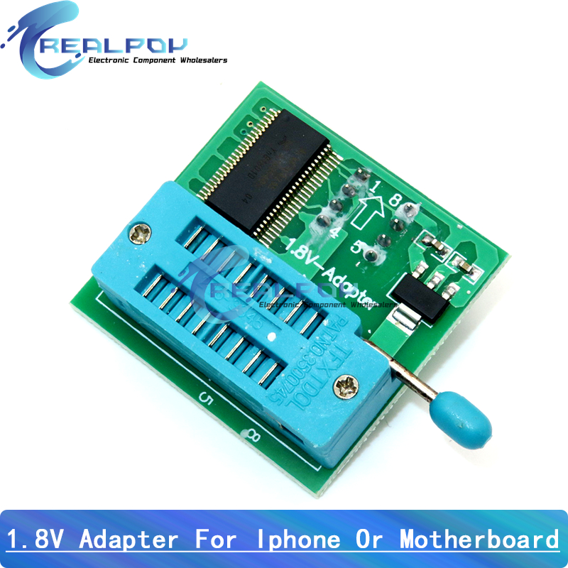 AliExpress CH341A Programmer Adapter + SOIC8 Adapter+ SOP8 Clip With Cable+1.8V Adapter CH341A EEPROM Flash BIOS USB Programmer ZIF Adapter, view 4