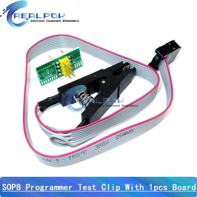 AliExpress CH341A Programmer Adapter + SOIC8 Adapter+ SOP8 Clip With Cable+1.8V Adapter CH341A EEPROM Flash BIOS USB Programmer ZIF Adapter, view 5
