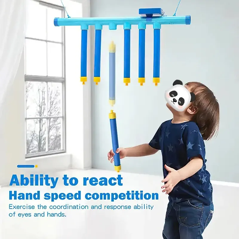 AliExpress Challenge Falling Sticks Game Kids Stick Catching Toy Training Reaction Ability Educational Parent-Child Interactive Toy Sports, view 4