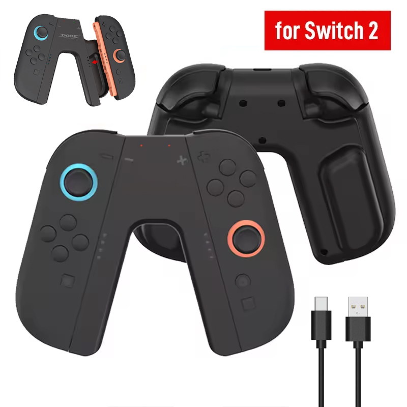 AliExpress Charger Grip Bracket for Switch 2 Joystick Controller Grip Handle Portable Charging Station Base for Switch 2 Gaming Accessories
