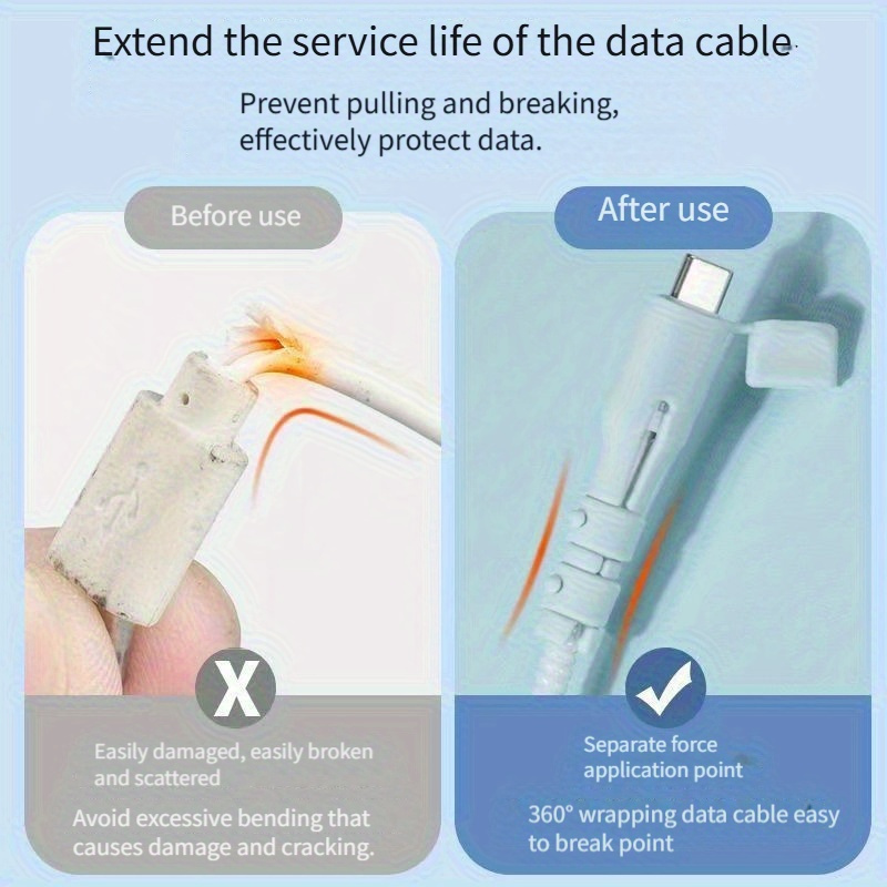 AliExpress Charging Cable Protector Sleeves, view 4