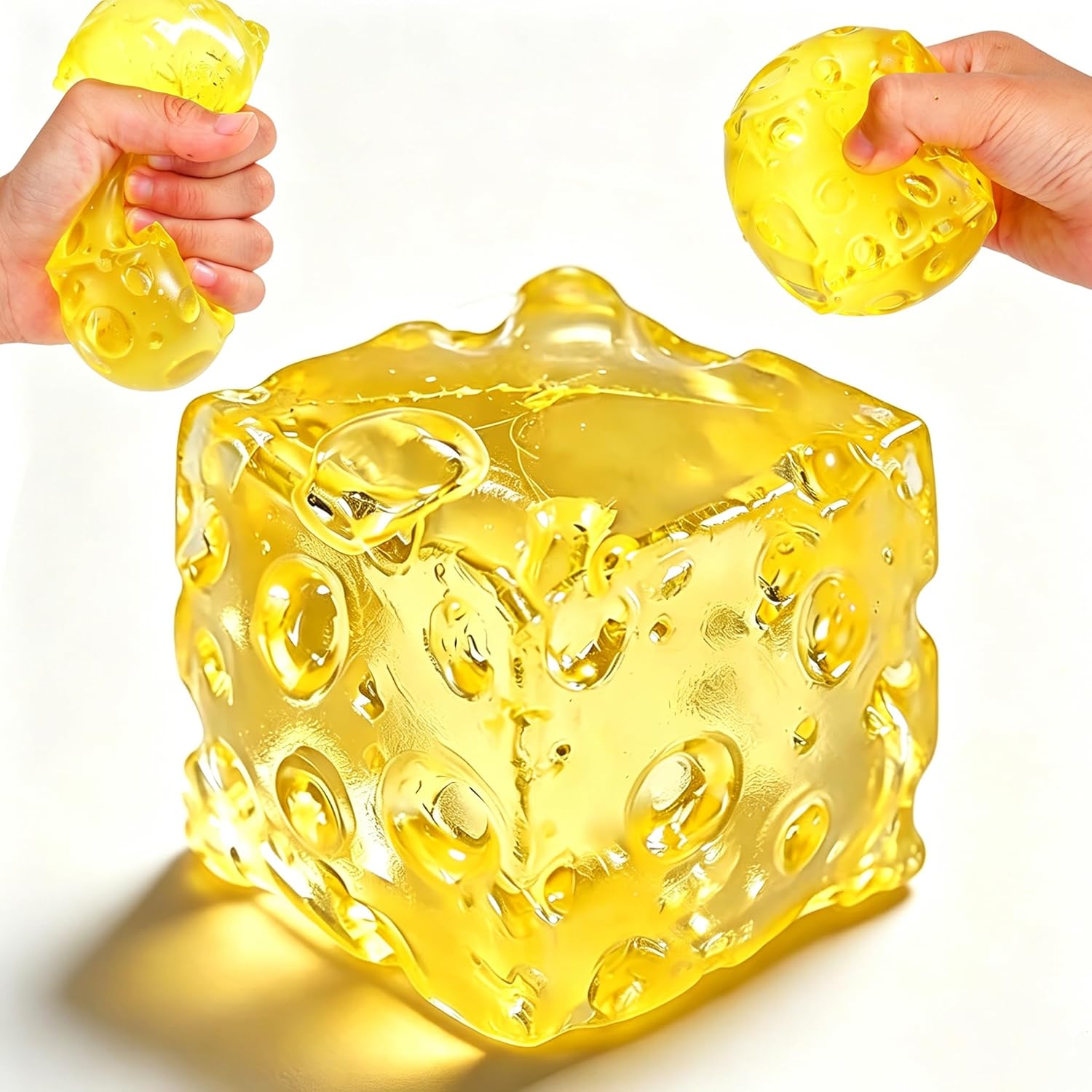 AliExpress Cheese Sugar Squishy Stress Ball Slow Rising Fidget Toy Stress Relief Fidget Toy for Anxiety Relief Squeeze Adults Teens