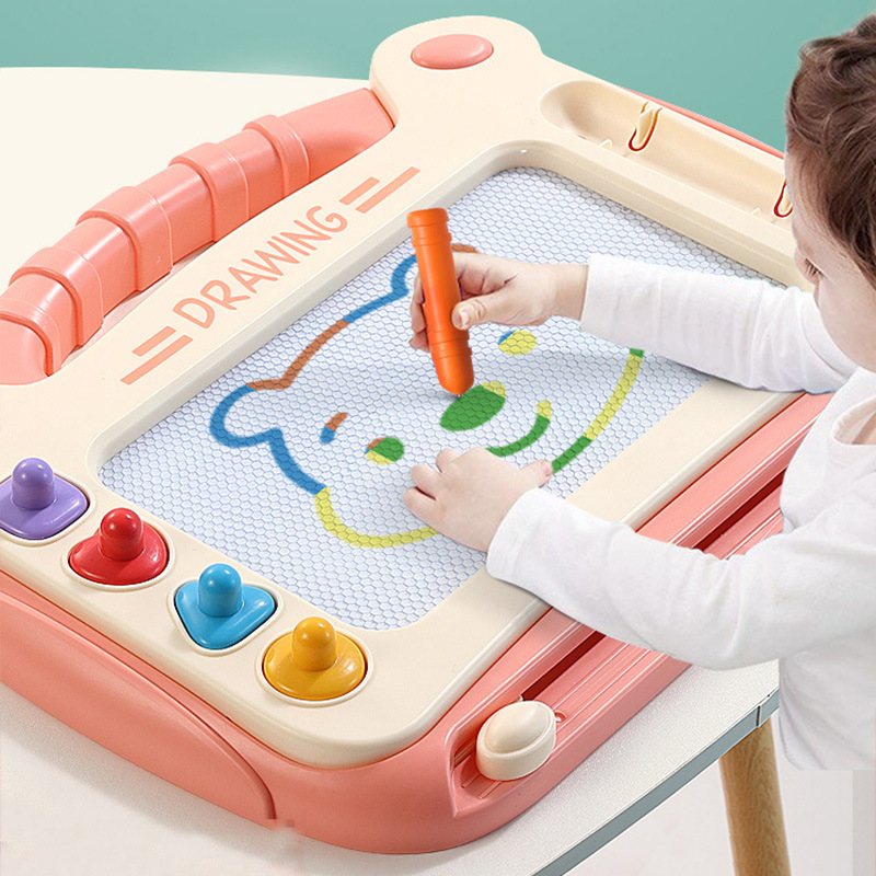 AliExpress Children Cartoon Drawing Board Baby Puzzle Magnetic Writing Board Toy Graffiti Magnetic Drawing Board Montessori Toy for Kids