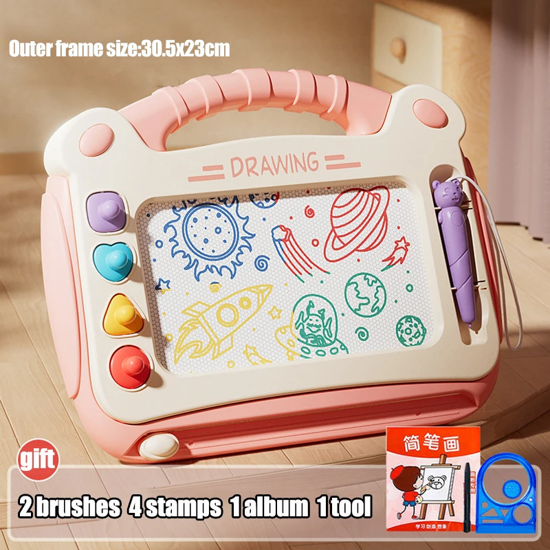 AliExpress Children Cartoon Drawing Board Baby Puzzle Magnetic Writing Board Toy Graffiti Magnetic Drawing Board Montessori Toy for Kids, view 6