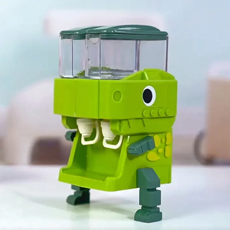 AliExpress Children Dinosaur Dual Water Dispenser Toy with Cute Pink Blue Cold/Warm Water Juice Drinking Fountain Simulation Kitchen Toys, view 5