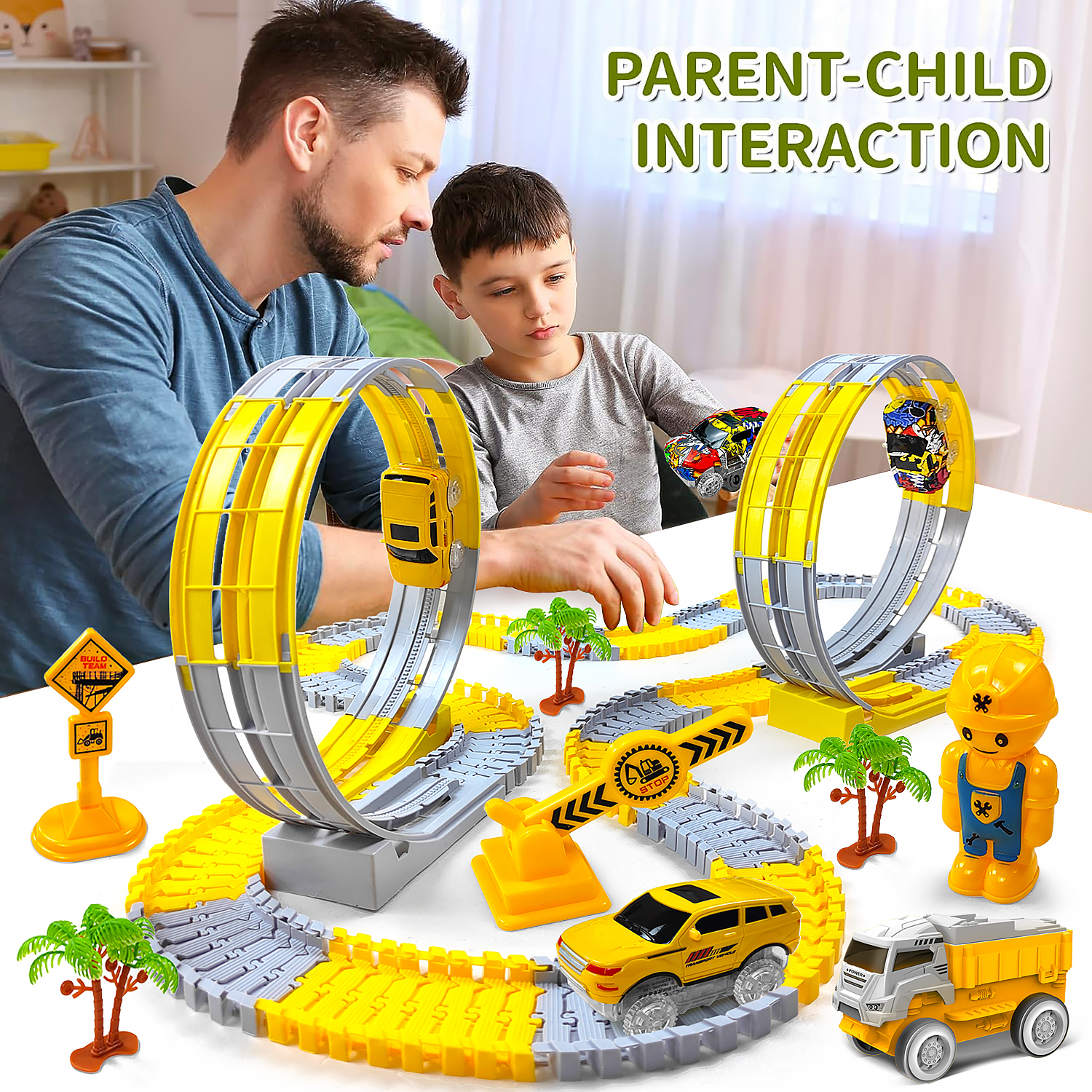 AliExpress Children Electric Magical Flexible Track Toy Car Engineering Car Kids Educational Toys Train Toys for Children Birthday Gift