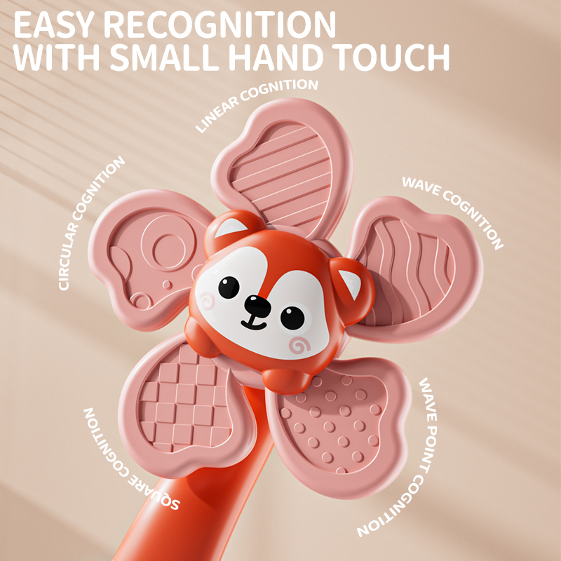 AliExpress Children High Chair Toys Suction Cup Spinner Dining Table Rattles Fidget Educational Montessori Calming Travel Toy Gift, view 3