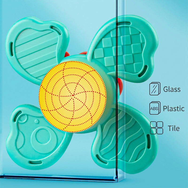 AliExpress Children High Chair Toys Suction Cup Spinner Dining Table Rattles Fidget Educational Montessori Calming Travel Toy Gift, view 5