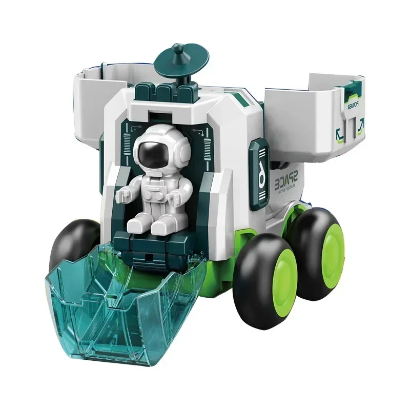 AliExpress Children Puzzle Space Toy Car Simulation Model Astronaut Rocket Spaceship Series Toy Car for Boys Gift, view 4