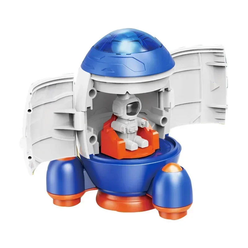 AliExpress Children Puzzle Space Toy Car Simulation Model Astronaut Rocket Spaceship Series Toy Car for Boys Gift, view 5