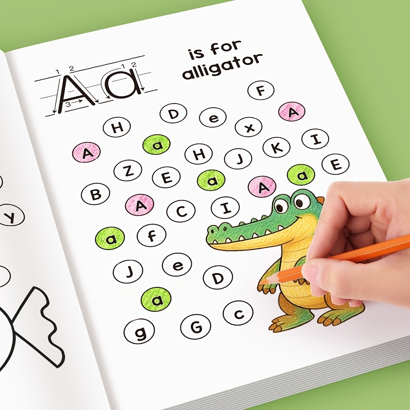 AliExpress Children's Alphabet Practice and Coloring Book, view 5