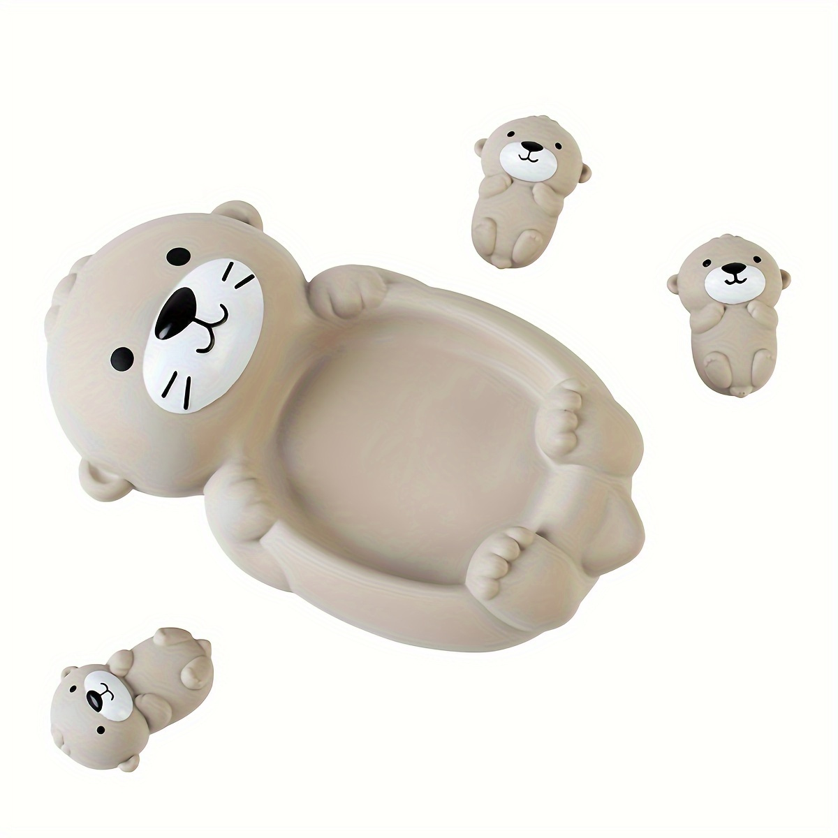 AliExpress Children's Bathroom Floating Animal Otter Sealed Floating Water Toy Baby Bath Toys Swimming Pool Toy Comfort Toy Baby Bath Duck, view 3