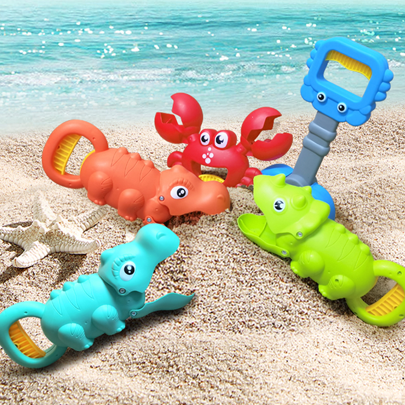 AliExpress Children's Beach Toy, Lobster, Dinosaur Toy Clip, Male and Female Crab Foot Pliers, Robotic Arm, Beach Dredging Shovel Set