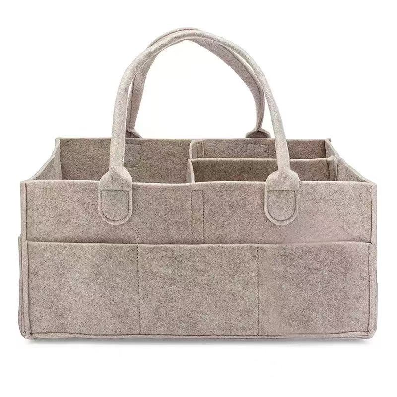 AliExpress Children's Felt Diaper Storage Bag Baby Miscellaneous Toys Diapers Large Capacity Felt Diaper Bag, view 2