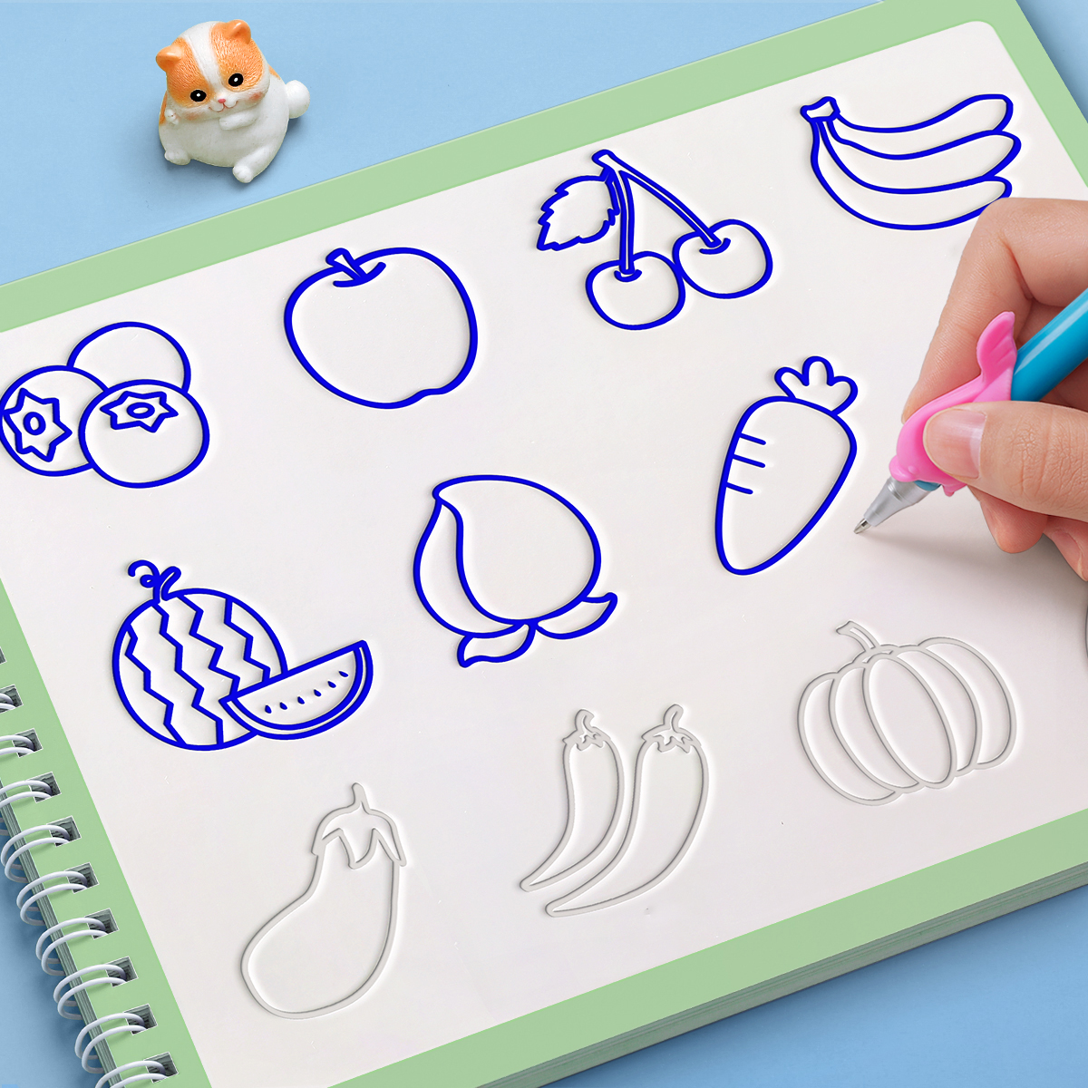 AliExpress Children's Groove Drawing Book Kindergarten 3-14 Ages Children's Drawing Basic Practice Groove Drawing Book Magic Copybook, view 5