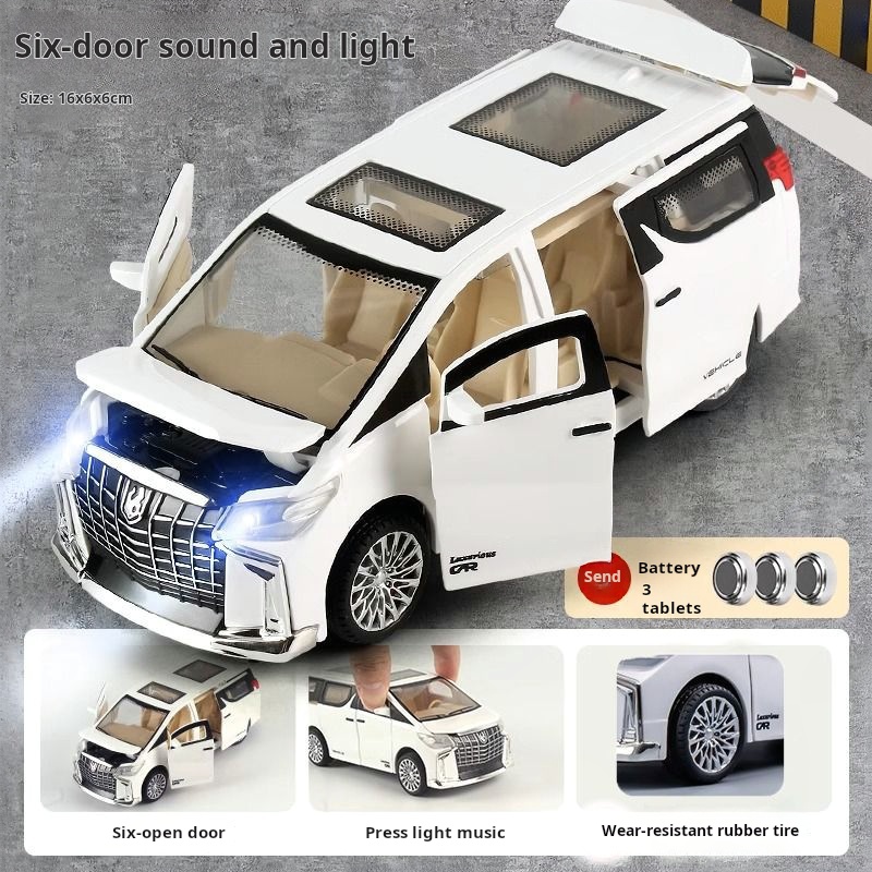 AliExpress Children's Inertia Pull back Car Toy with Lighting Sound Simulation Commercial Car Model Boy Gift Toy Car Kids Holiday Gift