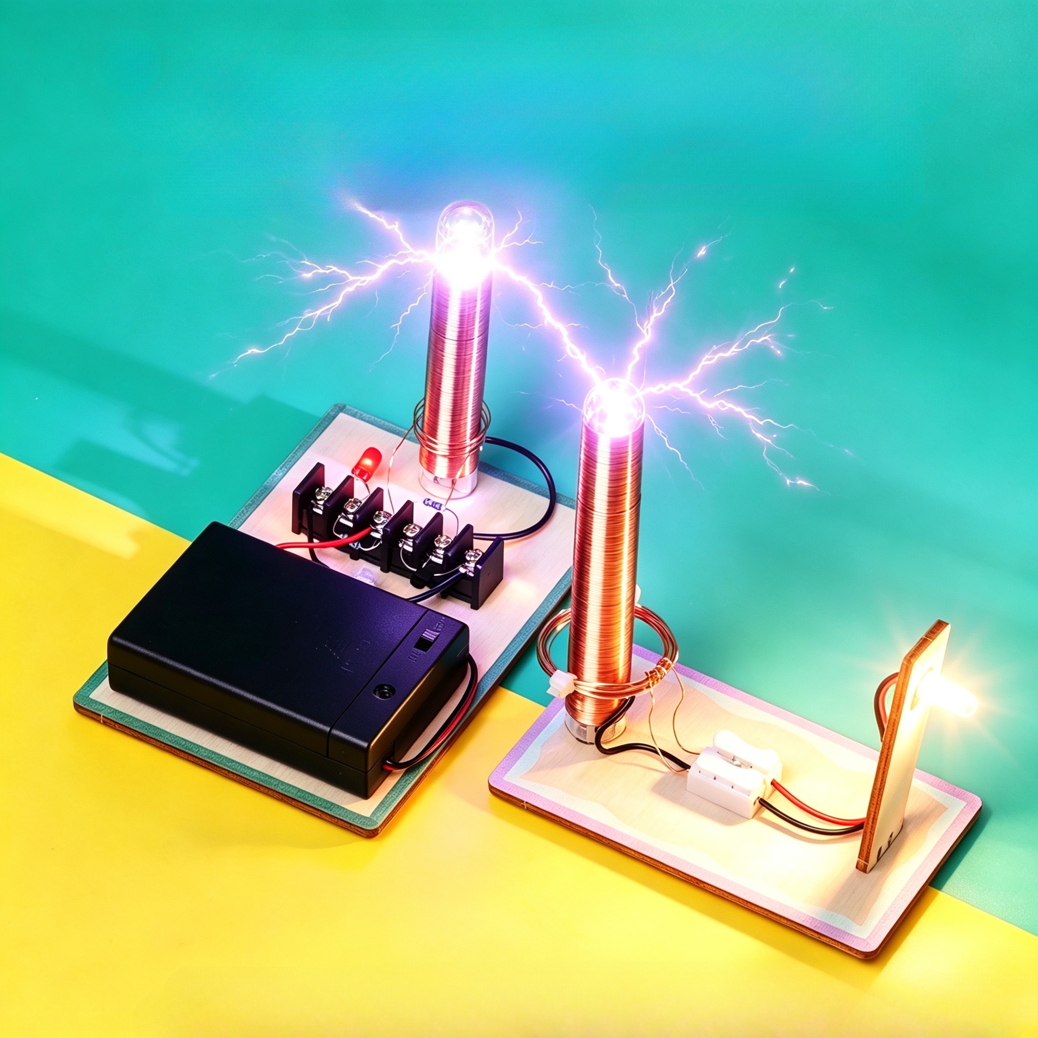 AliExpress Children's Science and Education Experiment Models, DIY Wireless Power Transmission Component Science and Education Toys, view 6
