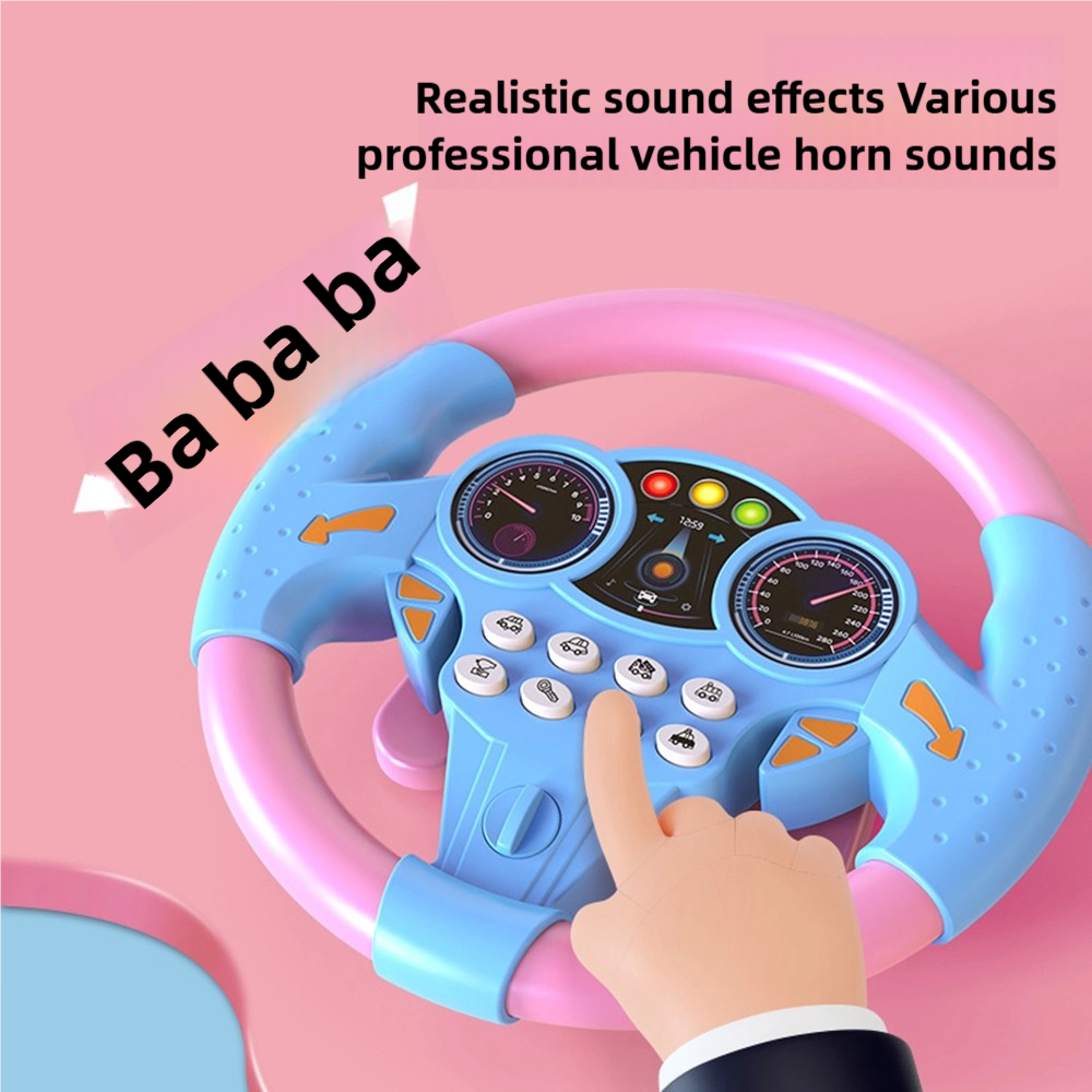 AliExpress Kids Steering Wheel Toy with Music, view 3