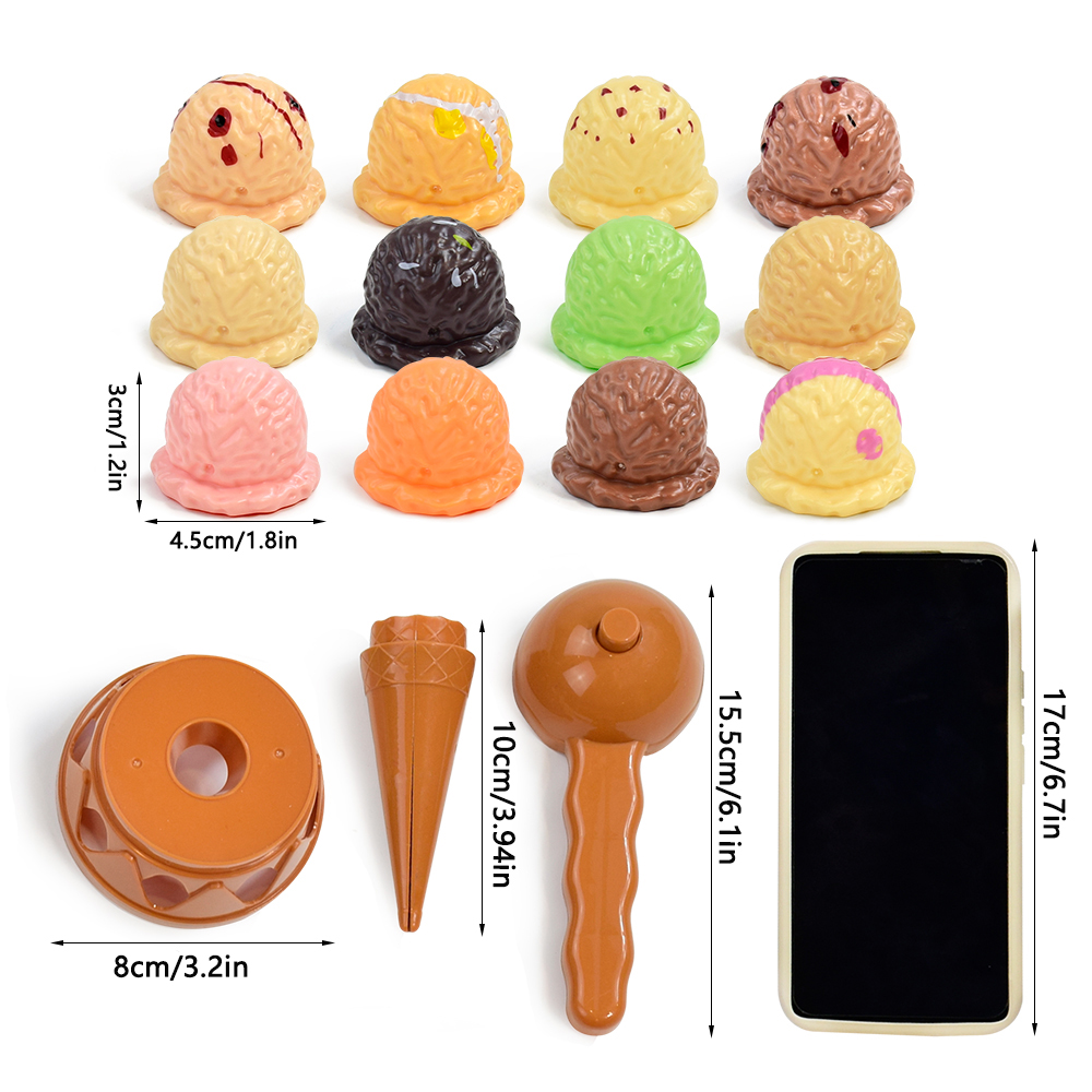 AliExpress Children Simulation Food Kitchen Toy Ice Cream Stack Up Play Kids Pretend Play Toys Educational Toys For Baby Gifts, view 5