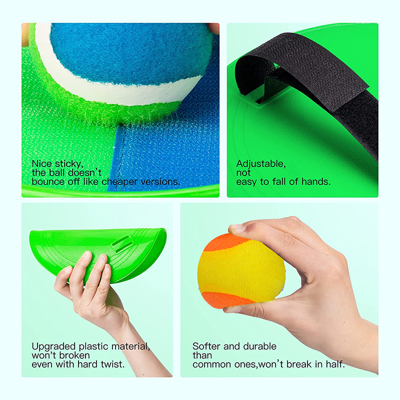 AliExpress Children Sports Toys Toss & Catch Ball Sticky Balls Parent-child Interaction Gifts Summer Outdoor Beach Toy Multiplayer Game TMZ, view 4