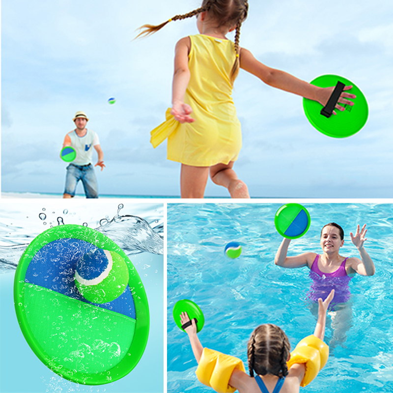 AliExpress Children Sports Toys Toss & Catch Ball Sticky Balls Summer Outdoor Beach Toy Multiplayer Game Parent-child Interaction Gifts TMZ, view 5
