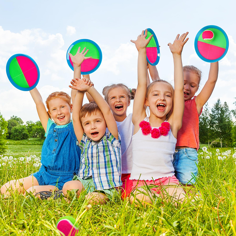 AliExpress Children Sports Toys Toss & Catch Ball Sticky Balls Summer Outdoor Beach Toy Multiplayer Game Parent-child Interaction Gifts TMZ, view 6