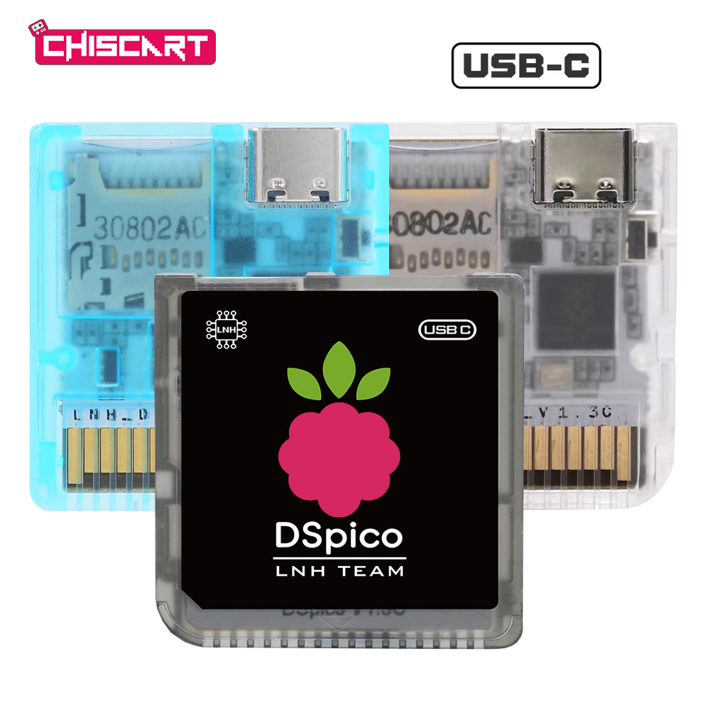 AliExpress Chiscart  DSpico USB C Version Game Cartridge For NDS NDSL DSi 3DS Consoles