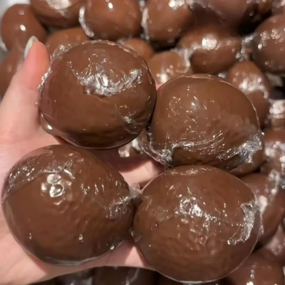AliExpress Chocolate Pie Squishy Stress Ball Fidget Toy Crunchy Squeeze Toy Soft Building Block Filled Adults ASMR Stress Relief Holiday Gi, view 5