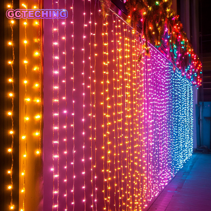 AliExpress USB LED Curtain Fairy Lights with Remote (8 Modes)