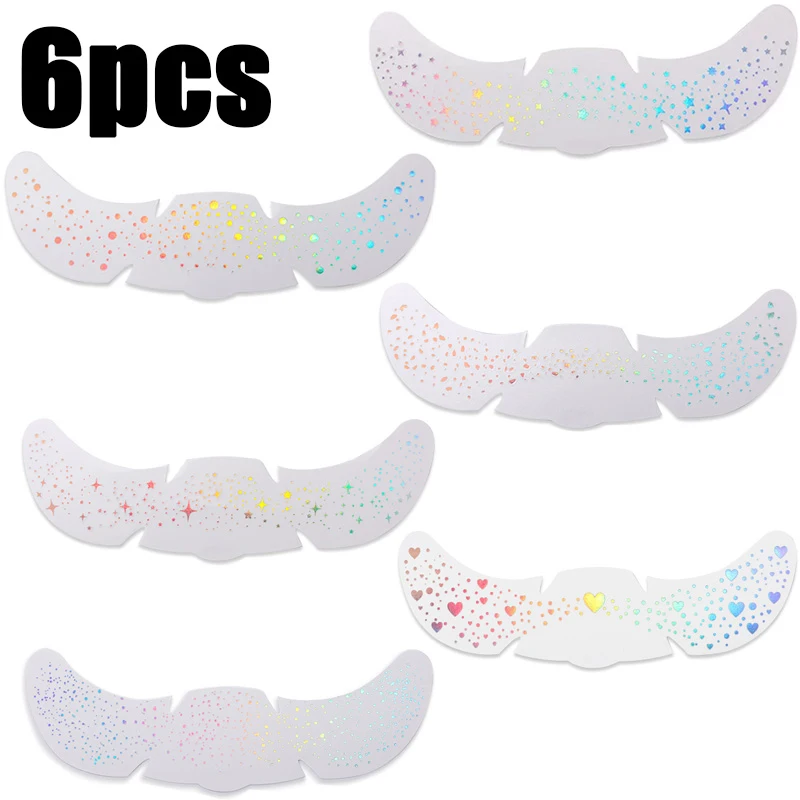 AliExpress 6-Piece Glitter Freckle Face Stickers