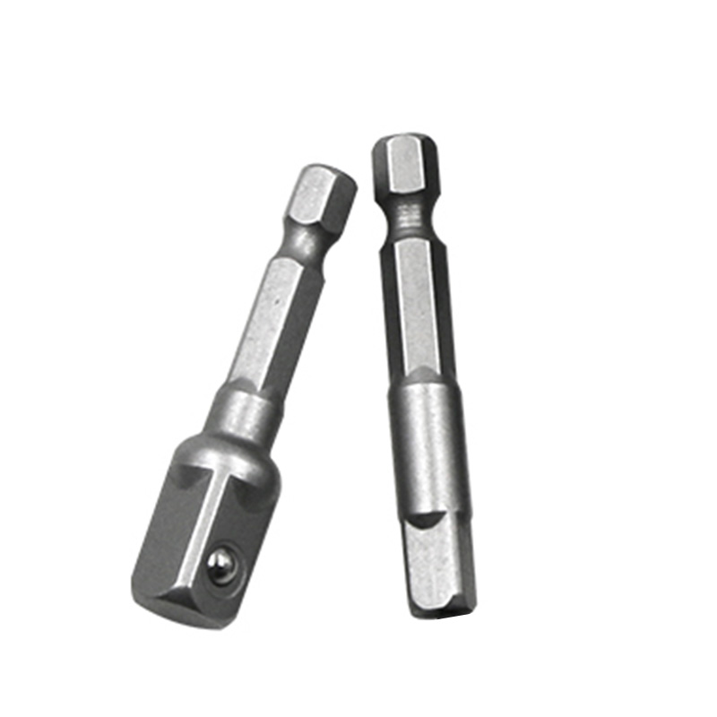 AliExpress Chrome Vanadium Steel Socket Adapter Set Hex Shank 1/4" 3/8" 1/2" Extension Drill Bits Bar Set Power Tools TF003, view 4
