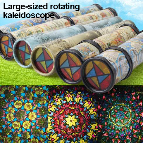 AliExpress Classic colorful Kaleidoscope with Three-Mirror Design, Retractable, Timeless Educational Toy