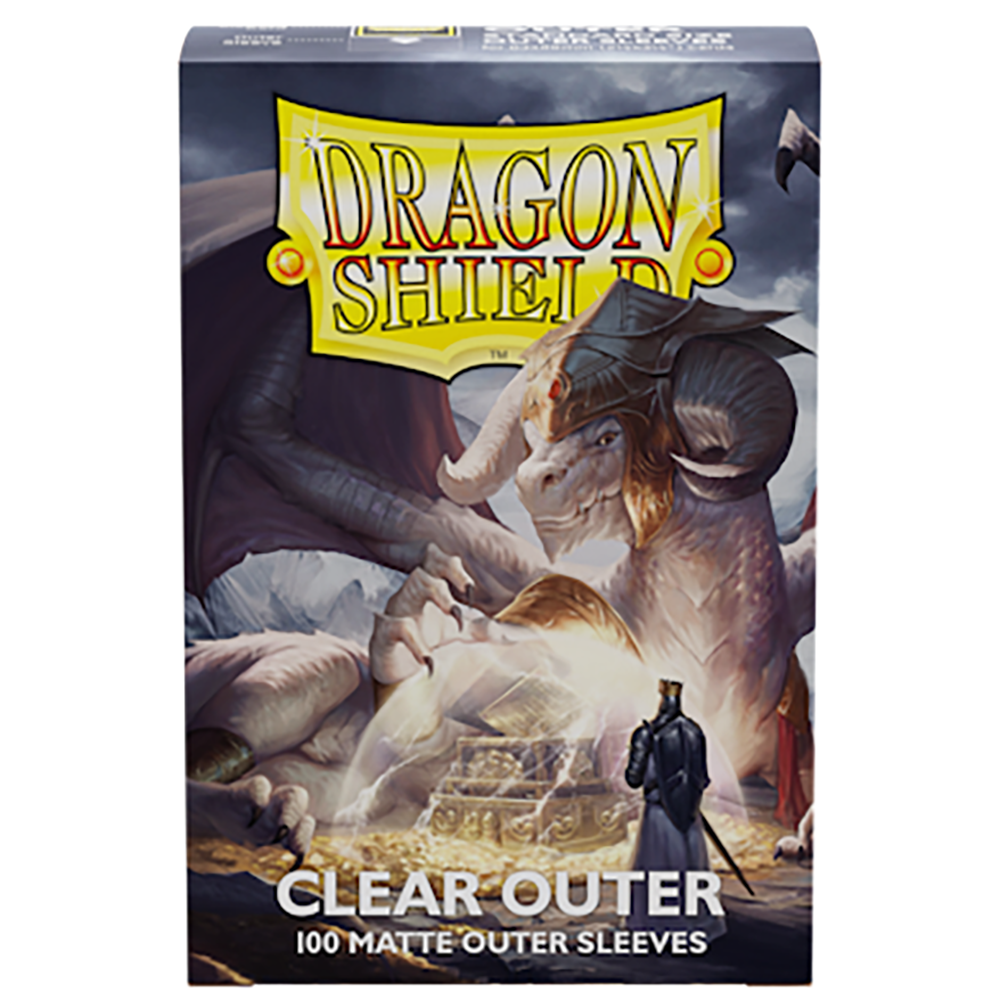 AliExpress Clear Outer 100 Pcs Matte Dragon Shield: Outer Sleeves Are Smooth & Tough - Compatible with Magic PKM Cards Protector Cover, view 2