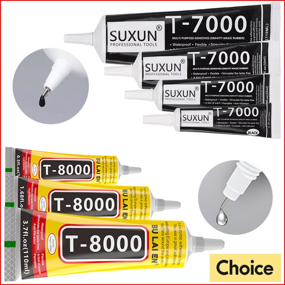 AliExpress Clear T-8000 and Black T-7000 Craft Adhesive