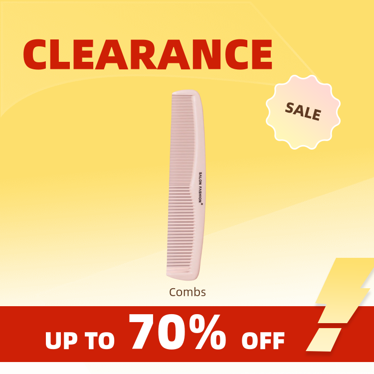 AliExpress Pink Anti-Static Barber Comb and Brush