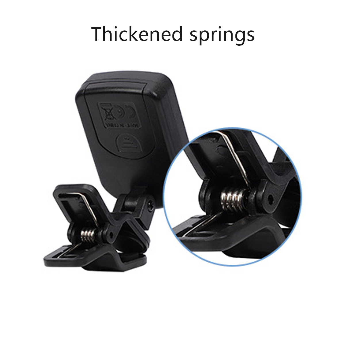AliExpress Clip-On Guitar Tuner with Regular/Color Screen 360° Rotatable Chromatic Tuner for Guitar, Bass, Ukulele, Violin, view 4