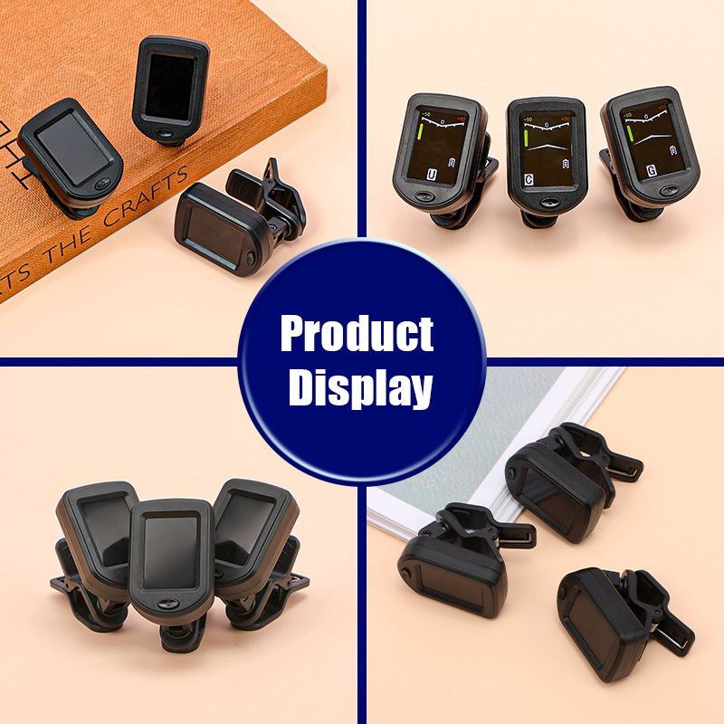 AliExpress Clip-On Guitar Tuner with Regular/Color Screen 360° Rotatable Chromatic Tuner for Guitar, Bass, Ukulele, Violin, view 5