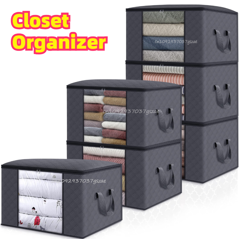 AliExpress Large Zippered Clothing Storage Box with Window