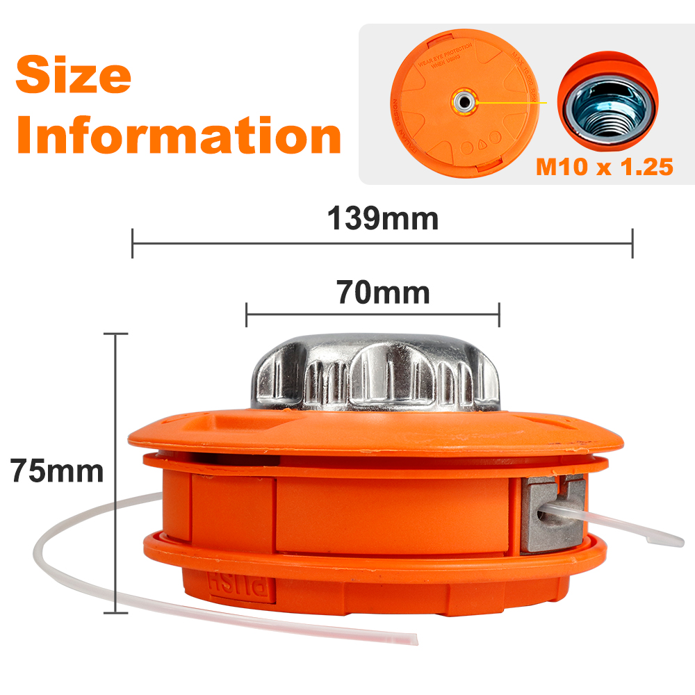 AliExpress CMCP M10 Aluminum Bump Feed Trimmer Head, view 3