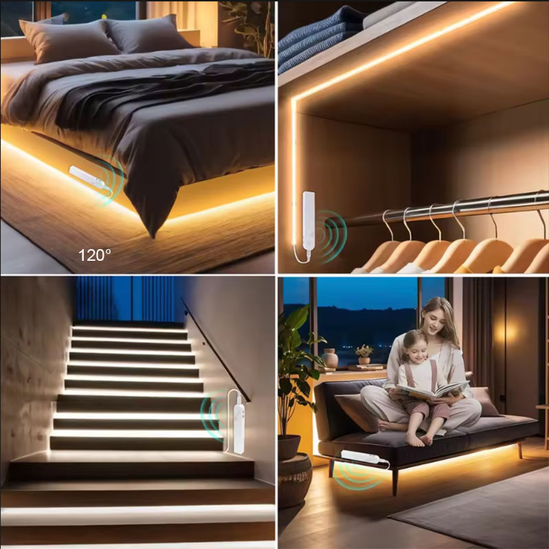 AliExpress Battery COB LED Strip with PIR Motion Sensor, view 5