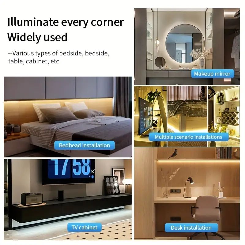 AliExpress USB COB LED Strip with Touch Dimmer, view 3