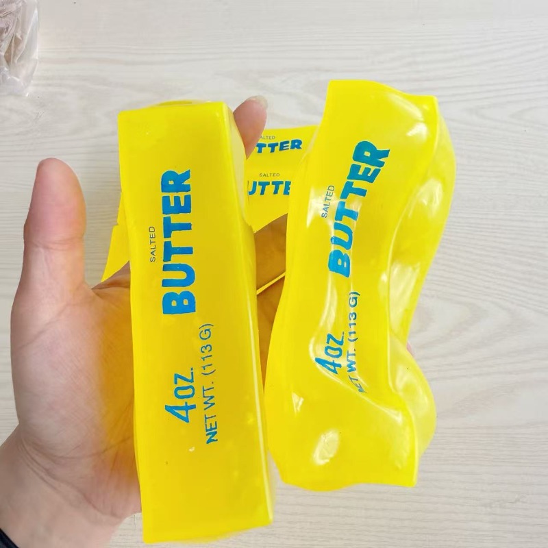 AliExpress Coconut Oil Cheese Butter Stick Squishy Blind Box Moldable Stress Ball Butter Cheese Bar Squeeze Fidget Toy Decompress Vent Toy, view 5